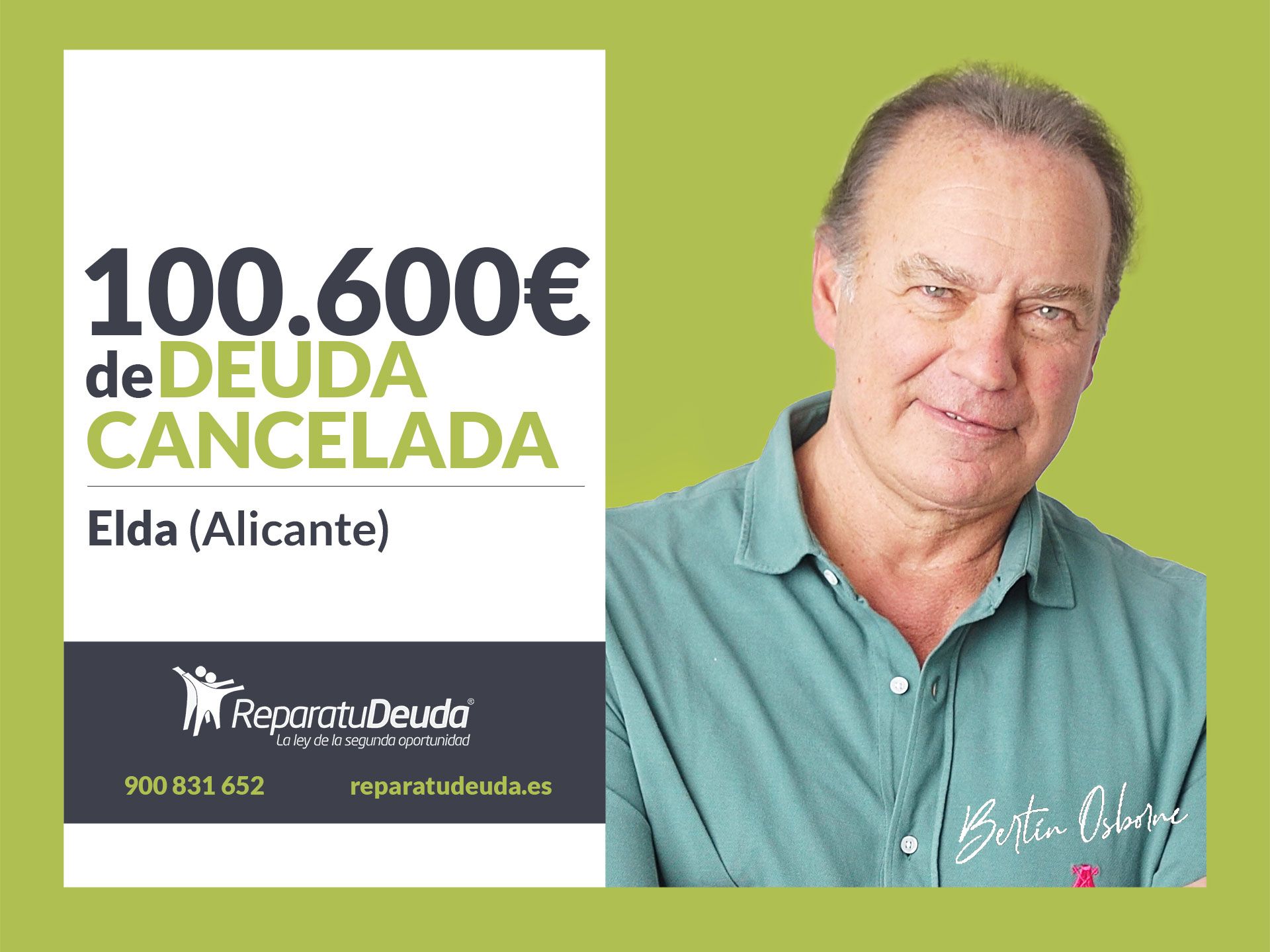 Repara tu Deuda Abogados cancela 100.600? en Elda (Alicante) con la Ley de Segunda Oportunidad