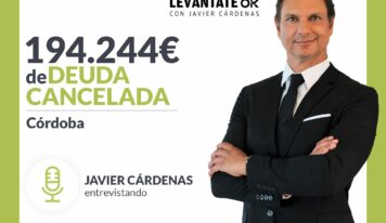 Javier Cárdenas habla con un nuevo exonerado de Repara tu Deuda por la Ley de Segunda Oportunidad