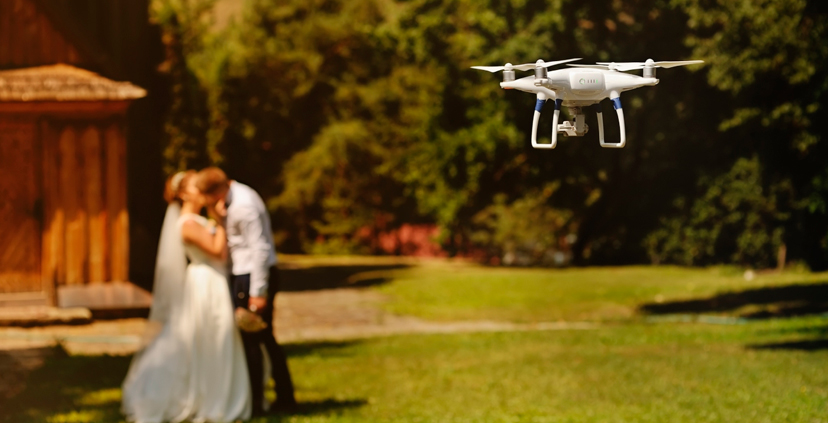 Por qué utilizar un dron en tu boda