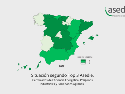 El top 3 Asedie, accesible en siete Comunidades Autónomas