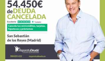 Repara tu Deuda cancela 54.450€ en San Sebastián de los Reyes (Madrid) con la Ley de Segunda Oportunidad