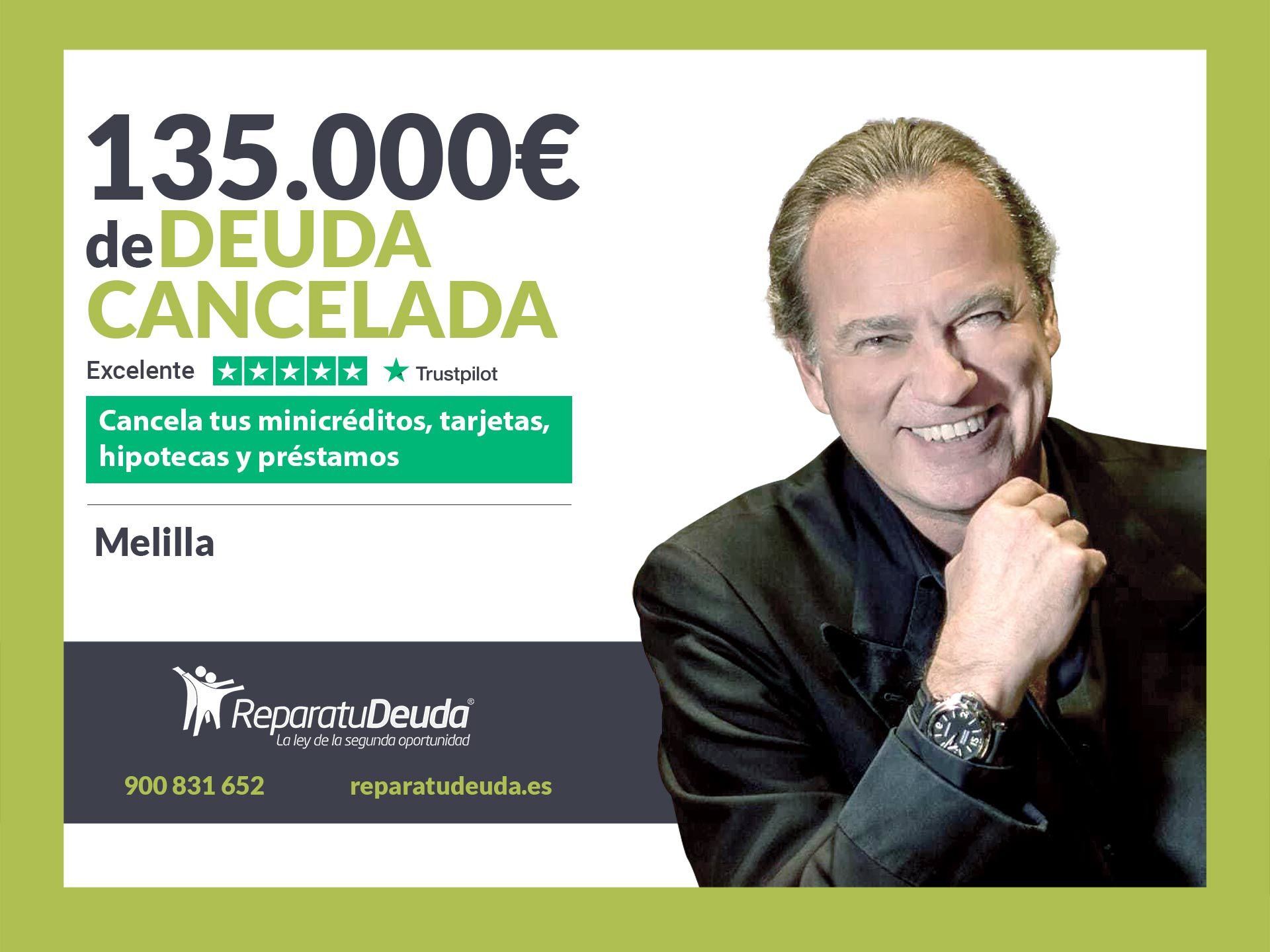 Repara tu Deuda Abogados cancela 135.000? en Melilla con la Ley de Segunda Oportunidad