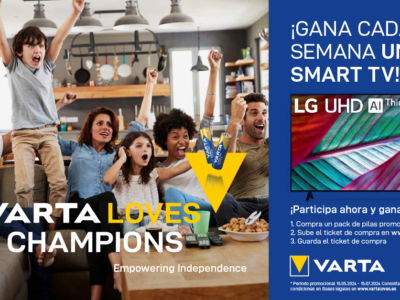 VARTA regala una televisión para disfrutar de los Juegos Olímpicos