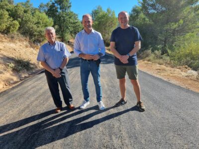 Cereceda estrena un mejorado camino a la Ermita de San Roque, en sus fiestas patronales