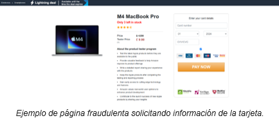 Kaspersky descubre ofertas fraudulentas del nuevo MacBook Pro con chip M4