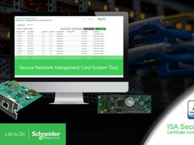 Schneider Electric, se posiciona como la primera empresa del sector en obtener una certificación de ciberseguridad de máximo nivel para sus soluciones EcoStruxure™ IT DCIM