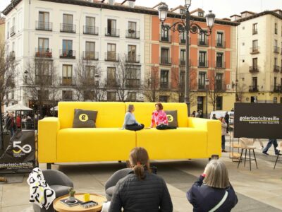 Más de 3.000 personas disfrutan de la intervención de arte urbano de Galerías del Tresillo en Madrid