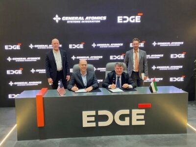 General Atomics y EDGE establecen una asociación para fabricar, probar y reparar sistemas electromecánicos