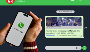 Taquilla.com mejora la experiencia de compra con el envío de entradas por WhatsApp