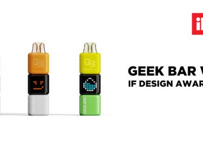 Geek Bar gana el premio iF DESIGN AWARD 2025 por dos innovadores productos conceptuales