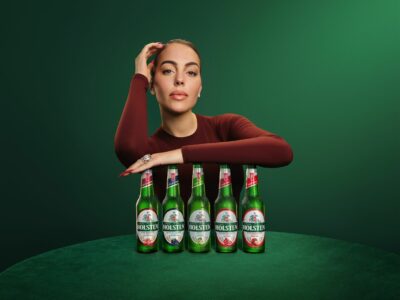 Georgina Rodríguez lleva su poder de estrella a la nueva y audaz campaña de Holsten en Arabia Saudí