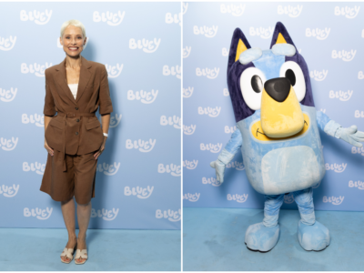 Soraya Arnelas y Bonbon Reich se dieron cita en Madrid para el estreno de El Show de Bluey en cines