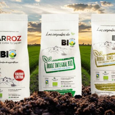 El arroz ecológico de BioPalacín Planet: regado con agua pura del Pirineo y cultivado con respeto al entorno