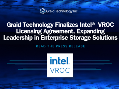 Graid Technology alcanza un acuerdo con Intel VROC y refuerza su liderazgo en almacenamiento empresarial