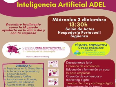 ADEL Sierra Norte presenta su plataforma de IA para modernizar el desarrollo rural