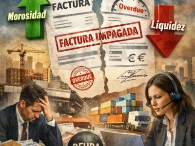 Cobratis avanza que el año 2026 estará marcado con un fuerte incremento en el impago de facturas