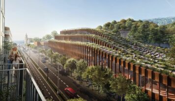 Metalcorten en la fachada del Edificio GOe: el acero corten que define la arquitectura del futuro gastronómico