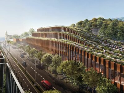 Metalcorten en la fachada del Edificio GOe: el acero corten que define la arquitectura del futuro gastronómico