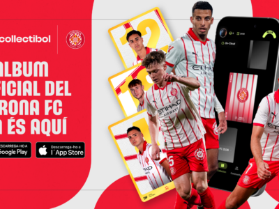 El Girona FC lanza su álbum oficial de cartas digitales 25/26 en Collectibol
