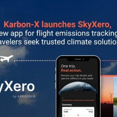 Karbon-X lanza SkyXero, una nueva aplicación para el seguimiento de emisiones de vuelos