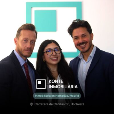 Konte Inmobiliaria se consolida como inmobiliaria en Hortaleza de referencia con más de 300 reseñas de clientes