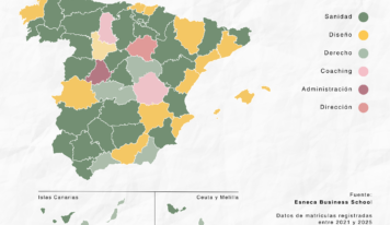 Mapa de la formación online en España: el estudio de Esneca Business School revela qué estudian los adultos españoles y desde dónde