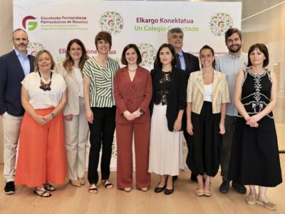 Izaro Oyarbide asume la presidencia del Colegio de Farmacéuticos de Gipuzkoa apostando por una farmacia más asistencial, integrada y social