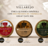Quesos Villarejo, única quesería española en lograr dos galardones de 3 estrellas en los Great Taste Awards