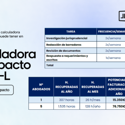Los abogados pueden ahorrar hasta 307 horas de trabajo al año con la IA jurídica GenIA-L de Lefebvre