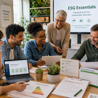 ESG Essentials impulsa la sostenibilidad en las PYMES europeas con herramientas prácticas y formación especializada